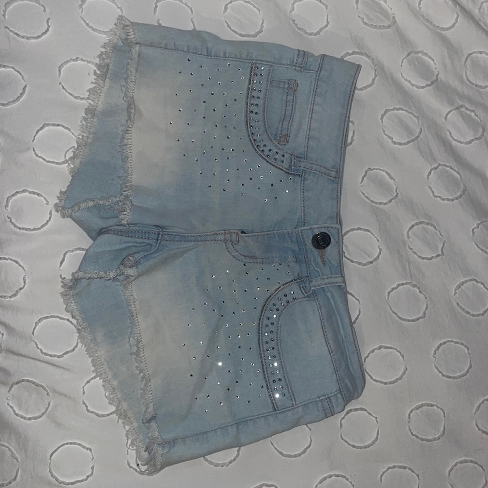 LEI bedazzled shorts